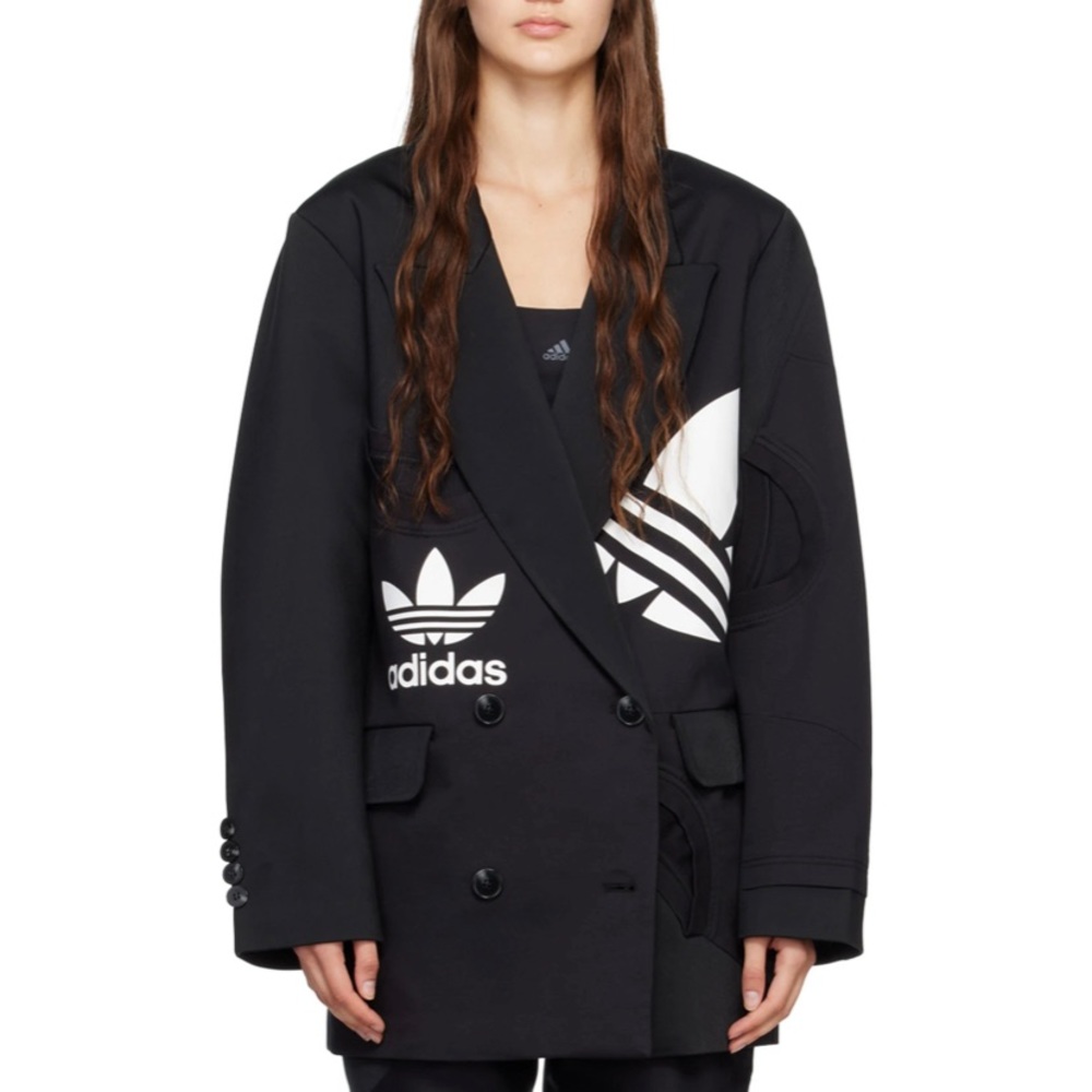 ADIDAS ORIGINALS Black Paneled Blazer
